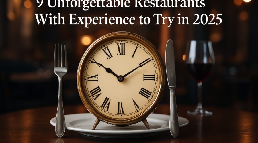 9 Unforgettable Restaurants With Experience to Try in 2025