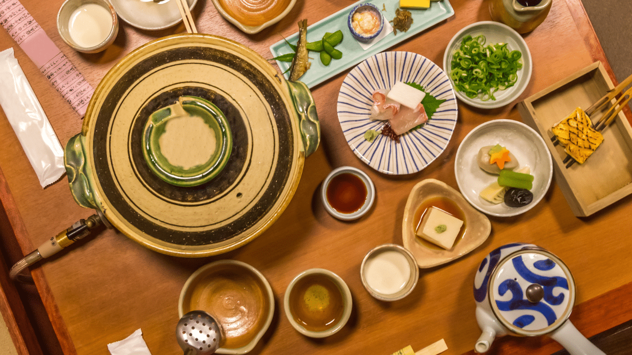 Japanese Ryokan Breakfast