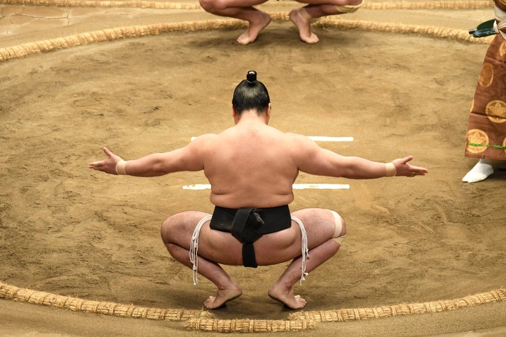 Spring Tour of the 2026 Grand Sumo Tournament in Adachi in Japan